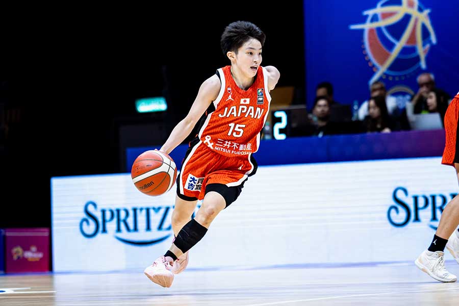中国戦に出場した竹内みや【写真提供:FIBA】