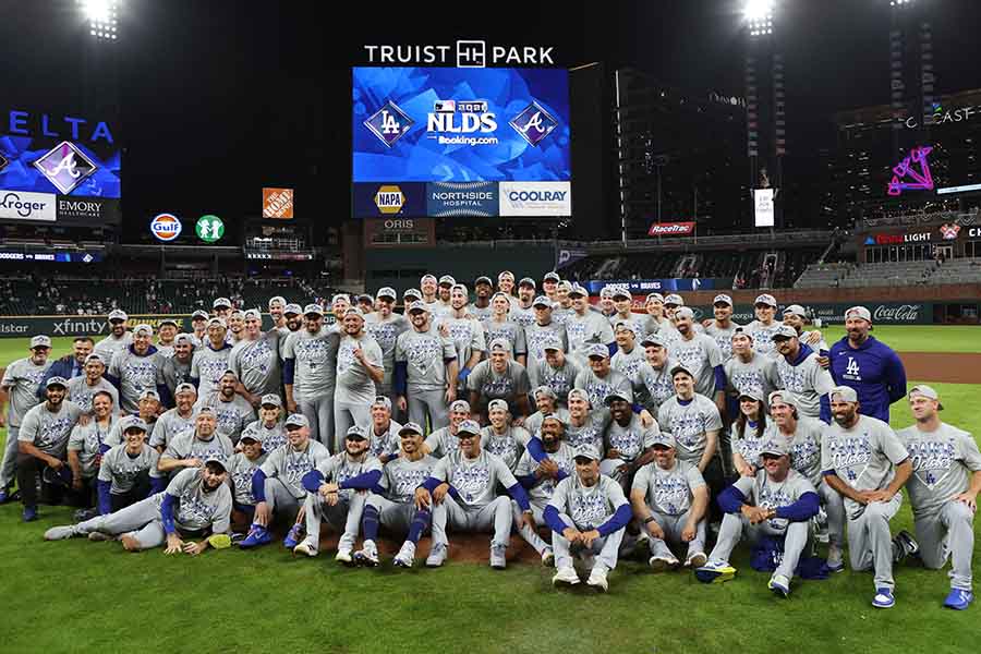 リーグ優勝決定シリーズ進出を決めたドジャース【写真：ロイター】