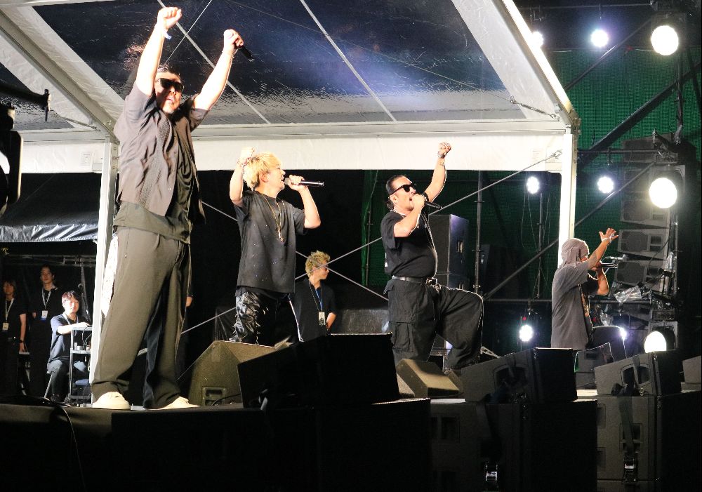 横浜CCでライブを開催した湘南乃風【写真:柳田通斉】