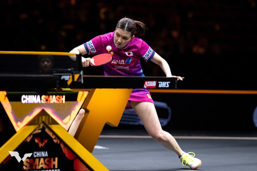 WTTチャイナスマッシュに出場した橋本帆乃香【写真:WTT提供】