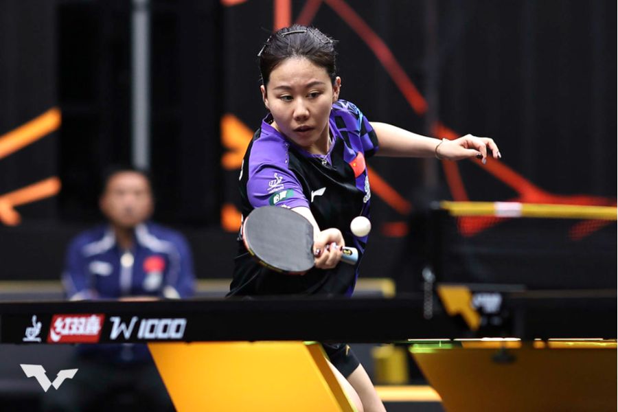 WTTチャイナスマッシュに出場した中国の陳幸同【写真:WTT提供】