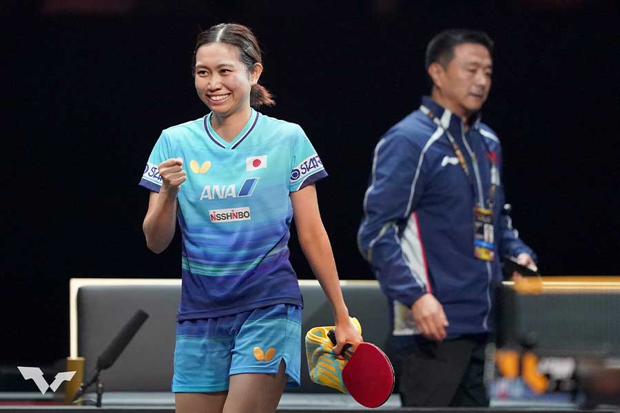 陳幸同に勝った佐藤瞳【写真:WTT提供】