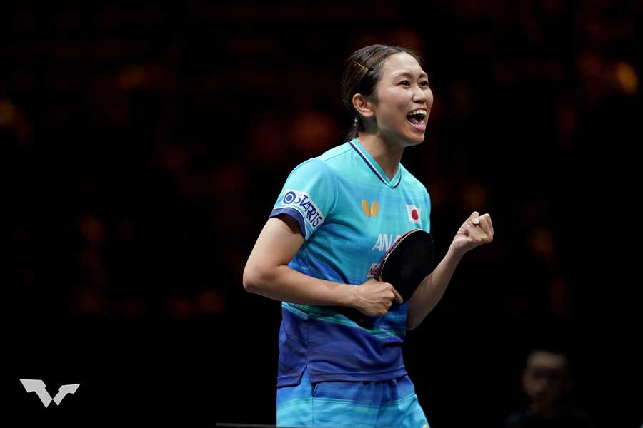 陳幸同に勝った佐藤瞳【写真：WTT提供】