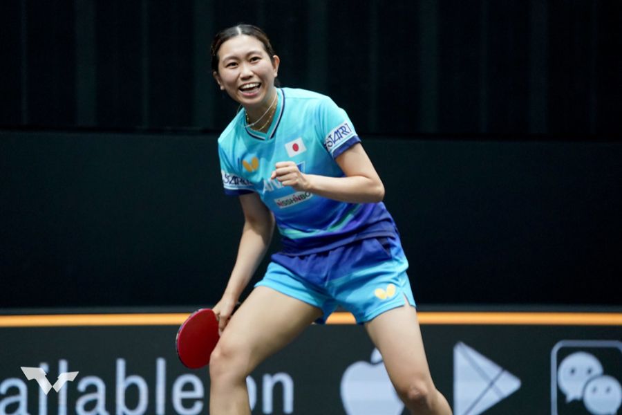 WTTチャイナスマッシュに出場した佐藤瞳【写真：WTT提供】