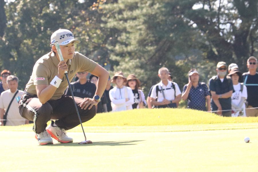 スタンレーホンダレディスで優勝した岩井明愛【写真：編集部】