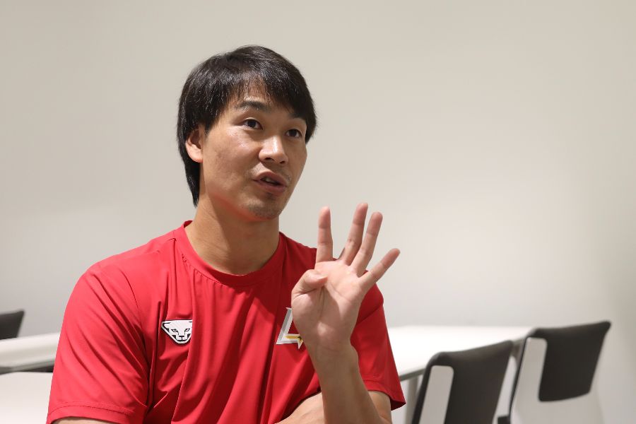 武田は韓国野球での発見を「勉強でした」と言う【写真:羽鳥慶太】