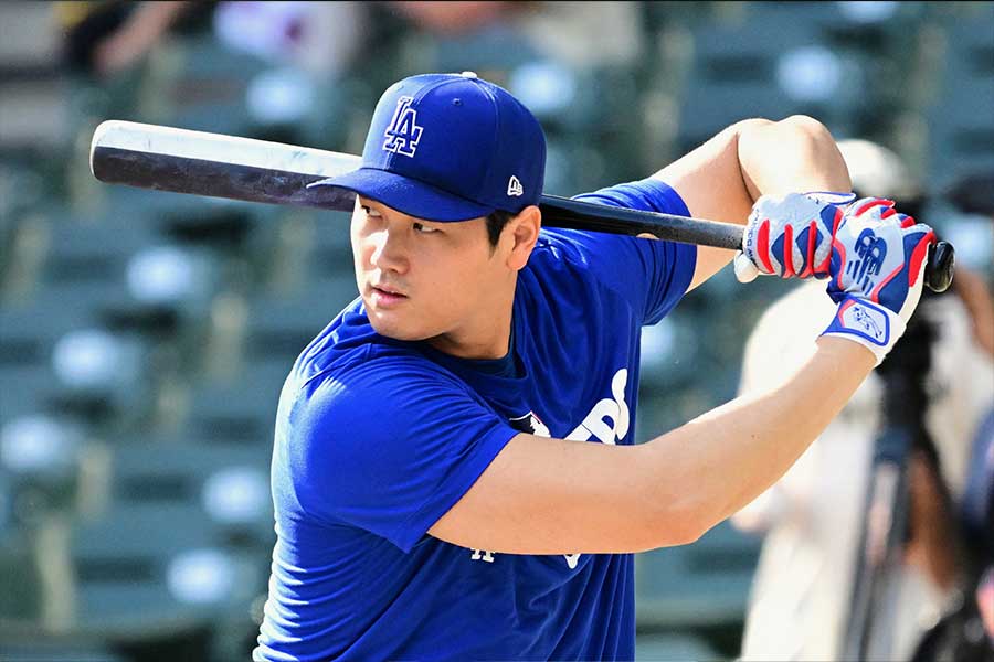 ドジャースの大谷翔平【写真：ロイター】