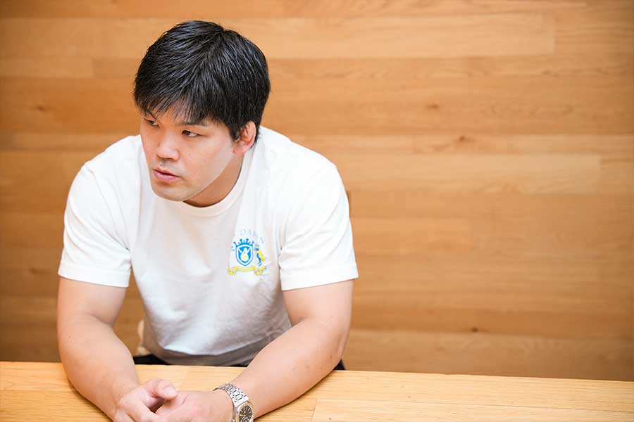 大野将平さんが柔道に明け暮れた中学時代を振り返った【写真:増田美咲】