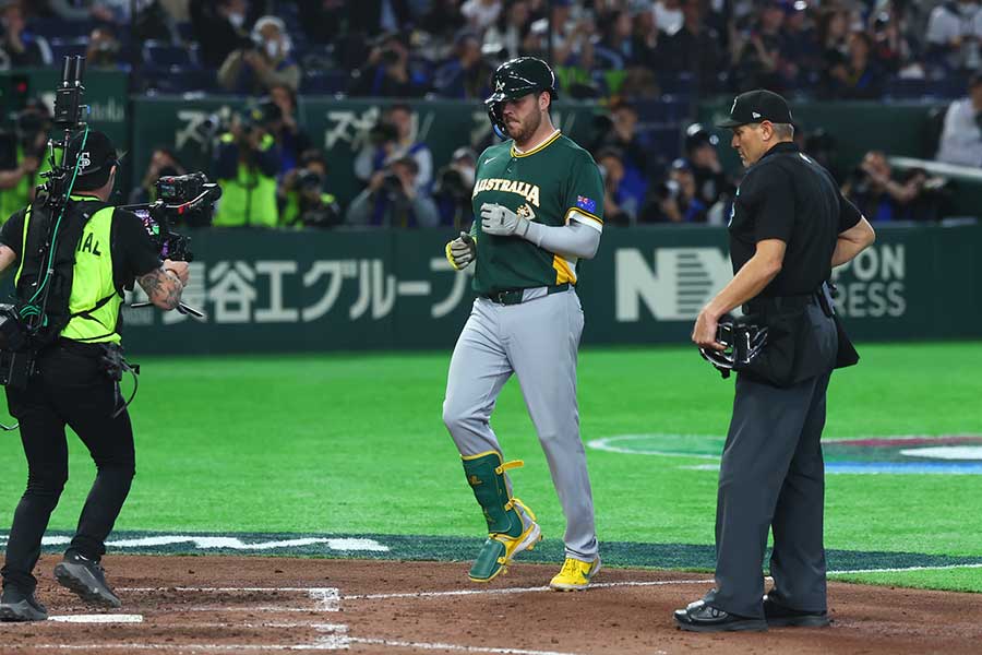 WBCに豪州代表として出場したリクソン・ウィングローブ【写真:加治屋友輝】