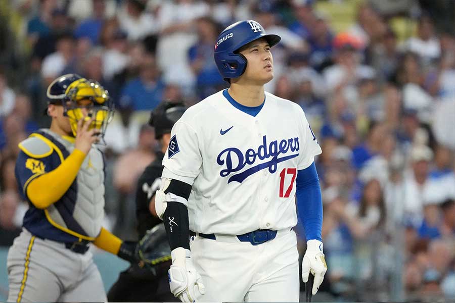ドジャースの大谷翔平【ロイター】