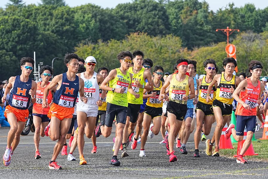 箱根駅伝予選会(2025年撮影)【写真:産経新聞社】
