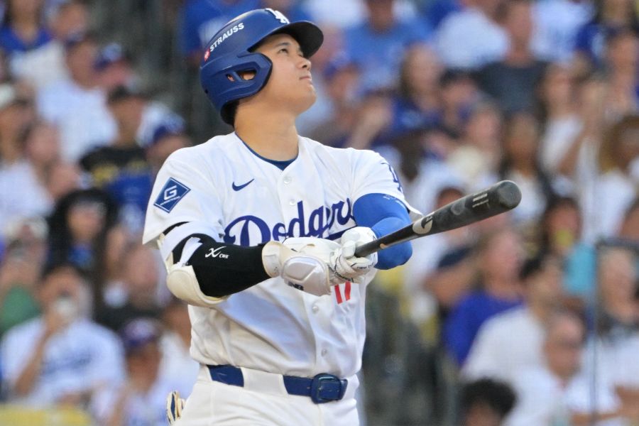 ブルワーズ戦に出場したドジャースの大谷翔平【写真:ロイター】