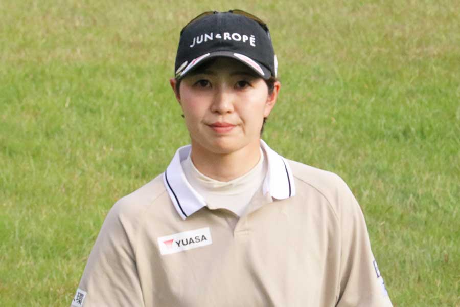 富士通レディース第2日に出場した蛭田みな美【写真:柳田通斉】