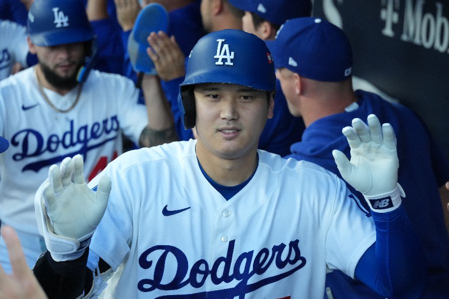 ドジャースの大谷翔平【写真：ロイター】