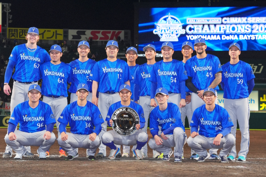 2年ぶり日本シリーズ進出を決めたDeNAナインたち【写真:産経新聞社】