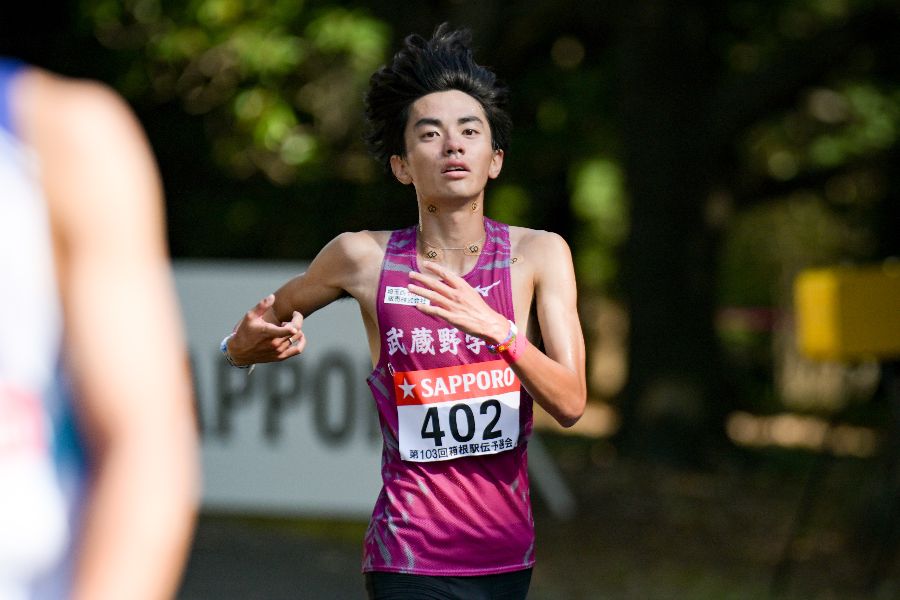 武蔵野学院大のキャプテン佐野颯人【写真：中戸川知世】