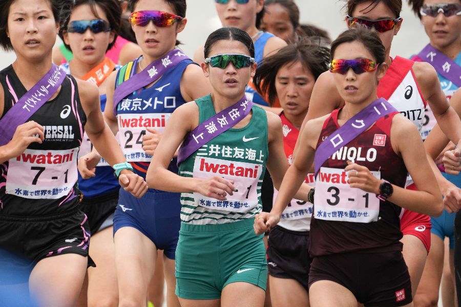 全日本実業団対抗女子駅伝予選会（2024年撮影）【写真：アフロスポーツ】