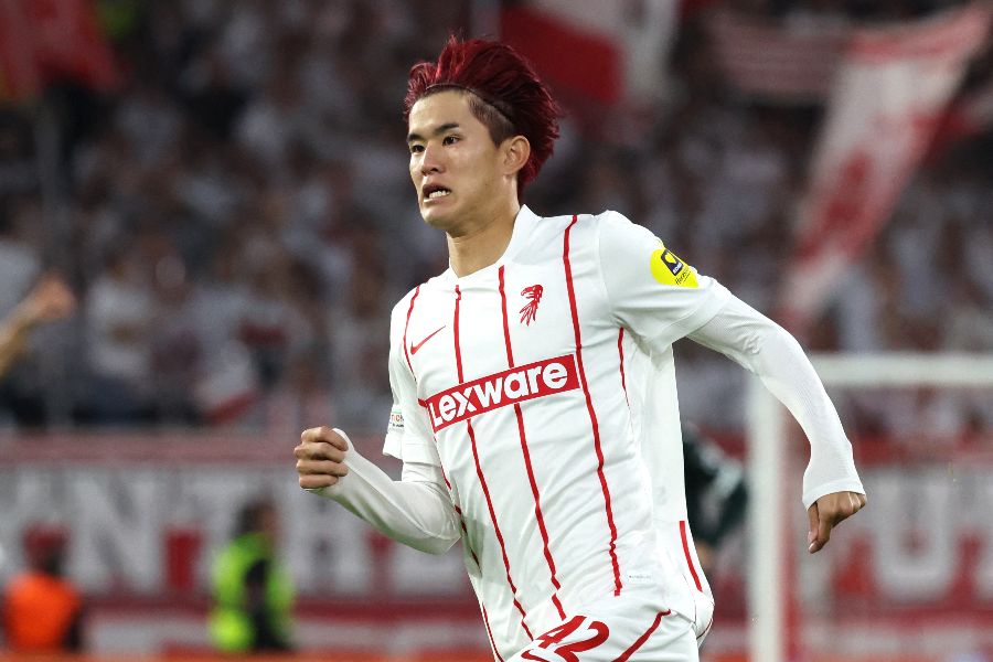 サッカードイツ1部フライブルクの日本代表FW後藤啓介【写真：ロイター】