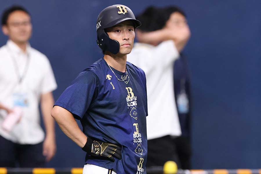 オリックス時代の福田周平氏【写真：産経新聞社】