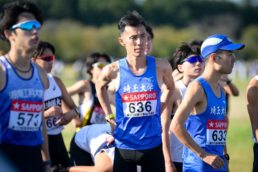 三足のわらじを履き、箱根予選会に出場した埼玉大・牧野冴希【写真：中戸川知世】