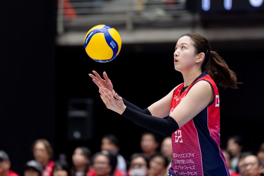姫路との開幕戦に出場したNEC川崎のイ・ダヒョン【（C）SV.LEAGUE】