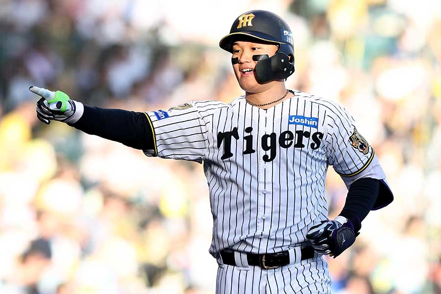 阪神の森下翔太【写真：産経新聞社】