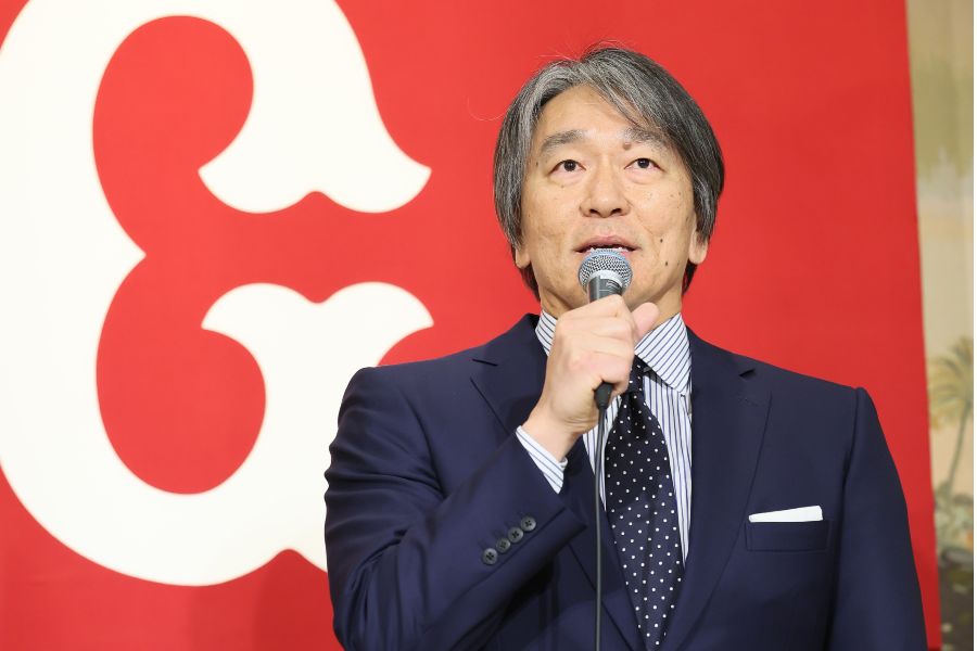 会見を行った松井秀喜氏【写真:スポーツ報知/アフロ】