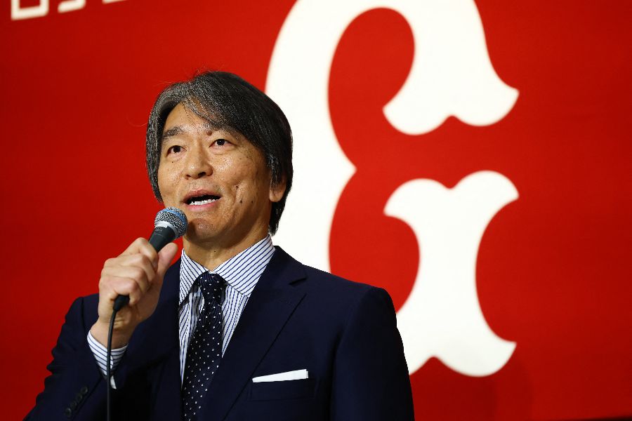 読売ジャイアンツの監督に就任した松井秀喜氏【写真：ロイター】