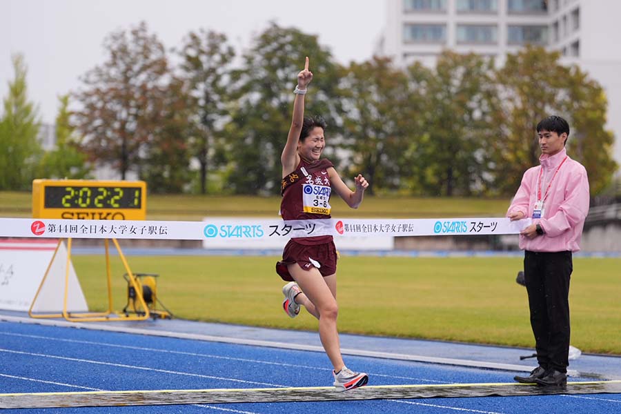 第44回全日本大学女子駅伝で優勝した名城大【写真:山下大貴】