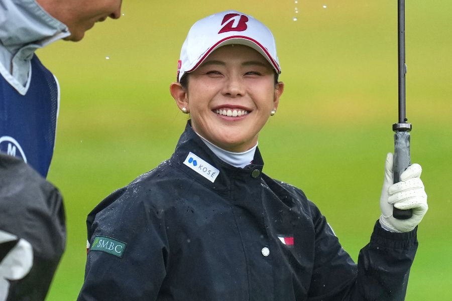 BMW女子選手権で優勝した吉田優利【写真:AP/アフロ】