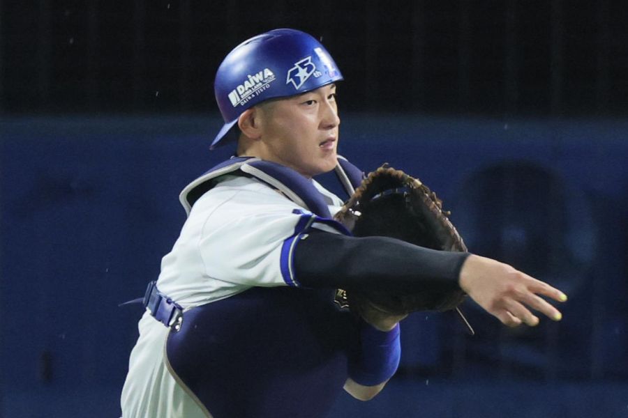日本シリーズ第2戦に出場したDeNAの松尾汐恩【写真:産経新聞社】