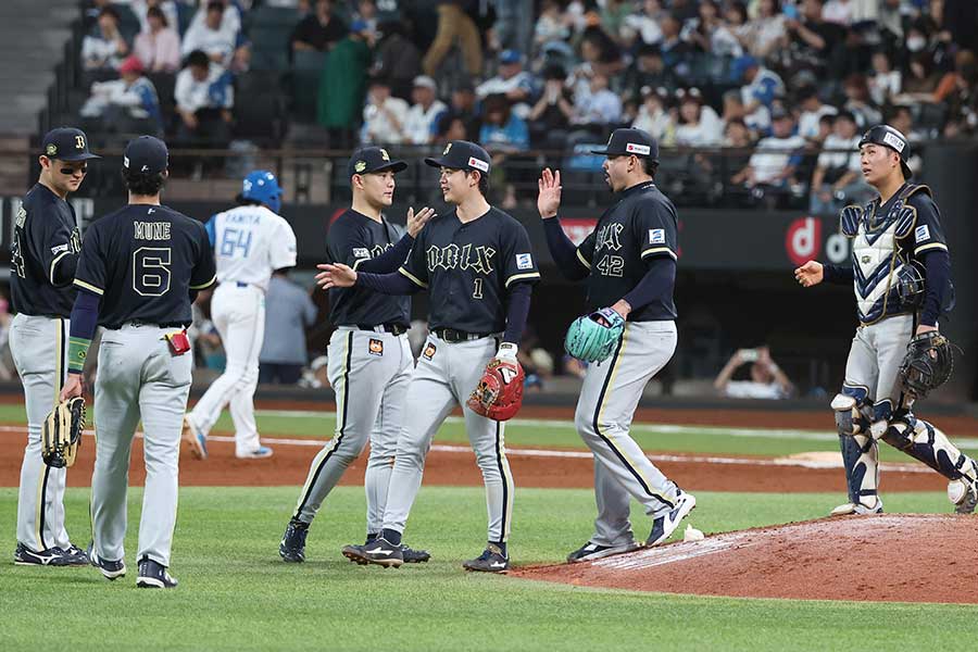 オリックスナイン【写真：産経新聞社】