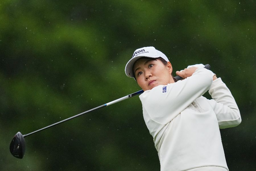 BMW女子選手権に出場した畑岡奈紗【写真:AP/アフロ】