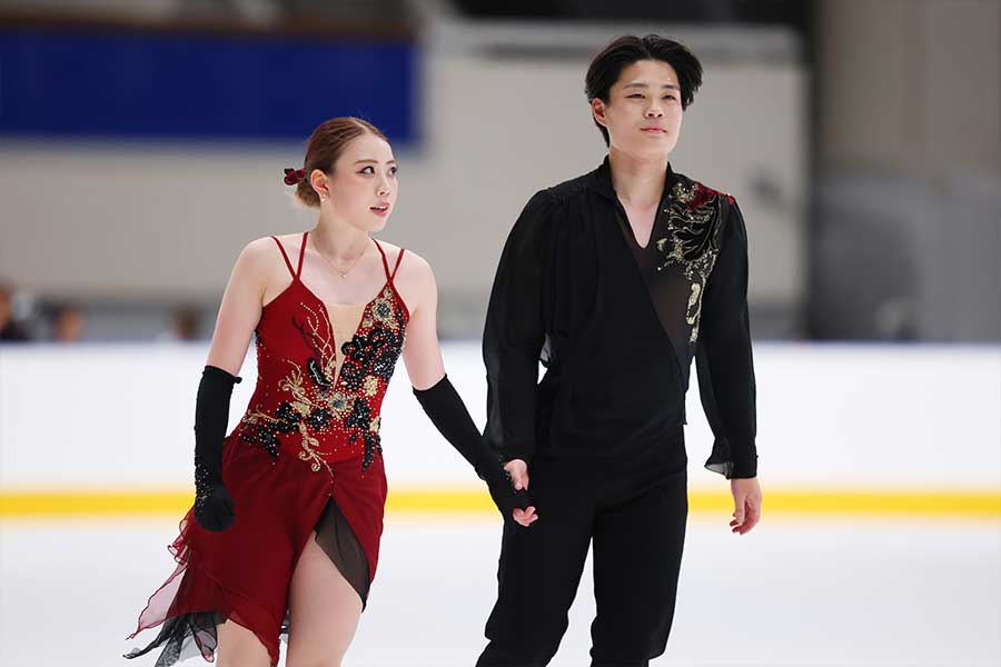 “りかしん”こと紀平梨花、西山真瑚組【写真:中戸川知世】