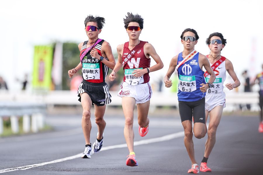 全日本大学駅伝の補員メンバーが話題(画像は出雲駅伝)【写真:SportsPressJP/アフロ】