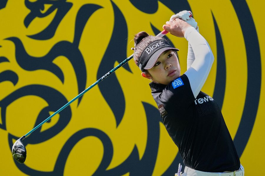 メイバンク選手権に出場している山下美夢有【写真：AP/アフロ】