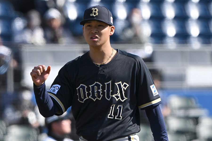 オリックスの山下舜平大【写真:産経新聞社】