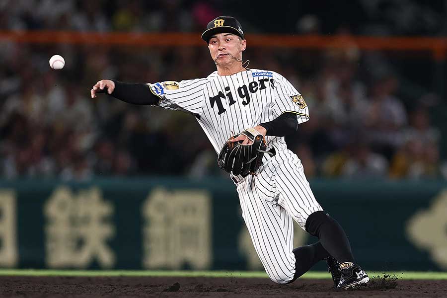 阪神の熊谷敬宥【写真：産経新聞社】
