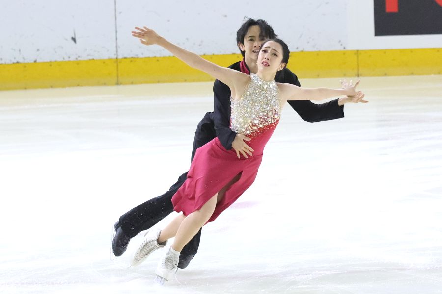 東日本選手権に出場した櫛田育良・島田高志郎組【写真:山口比佐夫】