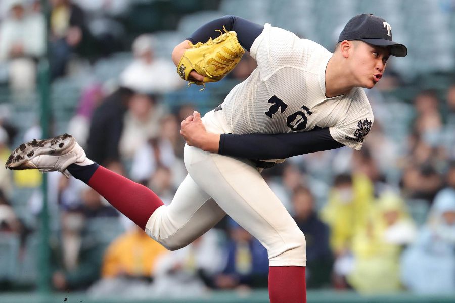 大阪桐蔭の川本晴大【写真:スポーツ報知/アフロ】